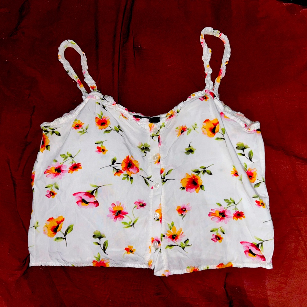 Forever 21 small button up top top
